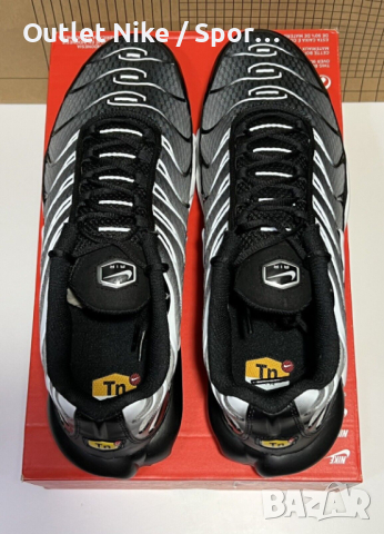 Nike TN AirMax Black Silver Metalic / Outlet, снимка 6 - Спортно елегантни обувки - 44666707
