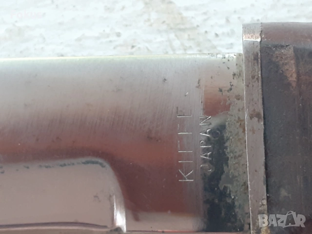 Много рядък японски военен боен нож WW2 Втора световна война, снимка 3 - Антикварни и старинни предмети - 53422356