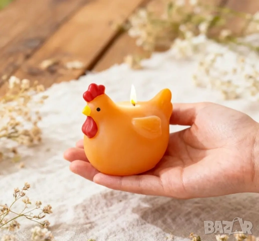 Молдове комплект за свещи 25 части кокошки с аксесоари , снимка 3 - Форми - 53257681