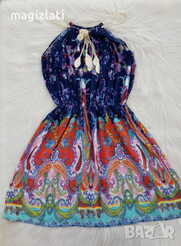 Дамска рокля размер С-М, снимка 3 - Рокли - 36371320