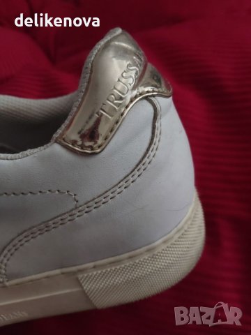  Unisex. TRUSSARDI Jeans Size 41.5 100% Кожа, снимка 9 - Кецове - 38603956