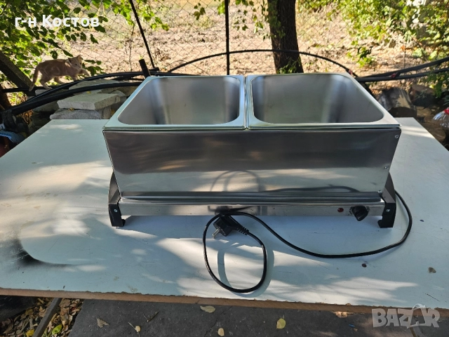 Толо Бен-мари със сух нагревател отдолу 1бр. гастронорми 1/3-10см. дълбочина , снимка 6 - Обзавеждане на кухня - 51824772