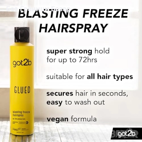 Нов Got2b Glued стайлинг комплект със спрей, пудра и гел + несесер, снимка 7 - Комплекти и лотове - 51897822