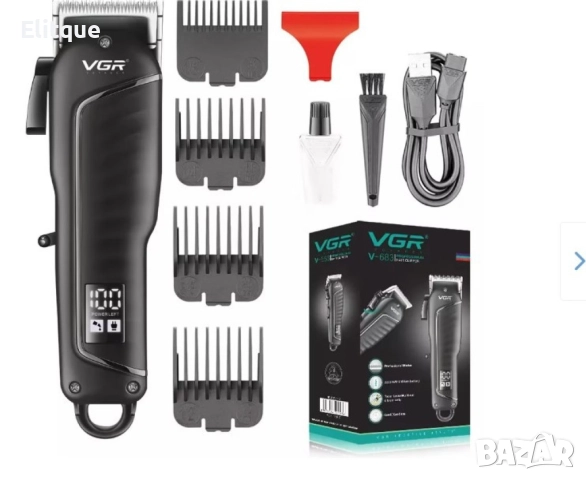 Професионална машинка за подстригване V G R , модел V-683, снимка 6 - Друга електроника - 52896965
