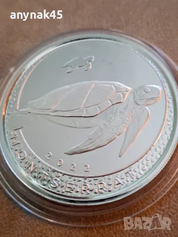 Сребро  1 oz. Монсерат Из.кариби 