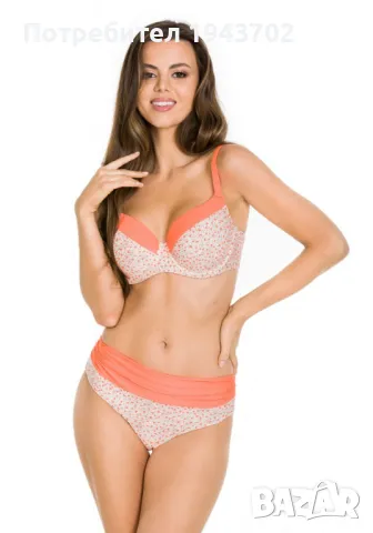 Бикини в бял и оранжев цвят MAJORKA, снимка 1