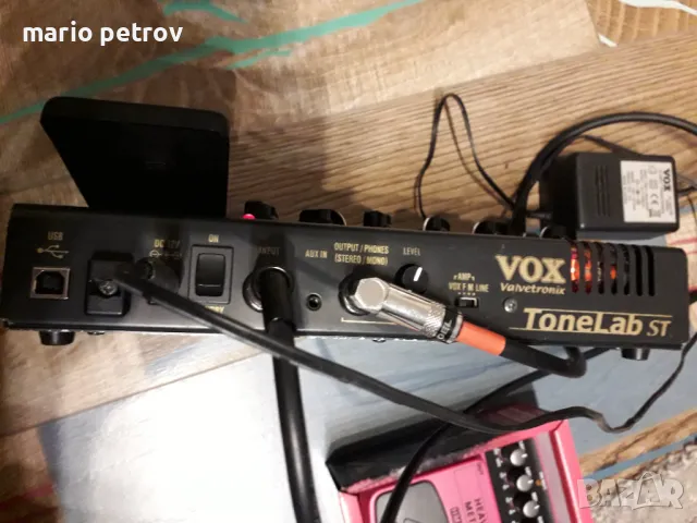 VOX TONELАB ST VALVETRONIX  Лампов процесор със сменена лампа ECC83 ,страхотен звук.ЦЕНА 250ЛВ. , снимка 10 - Други - 49853323