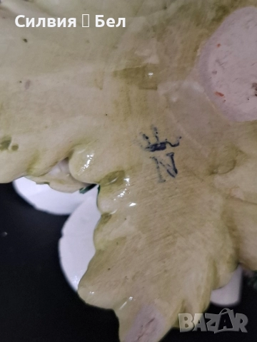 Винтидж свещник *Capodimonte* , снимка 14 - Декорация за дома - 51893367