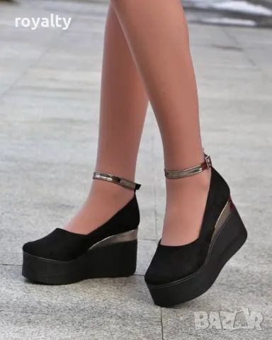 Обувки на платформа, снимка 3 - Дамски елегантни обувки - 49468137
