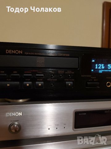 Denon CDR-W1500 Dual CD Recorder/Made in Japan , снимка 2 - Аудиосистеми - 39675604