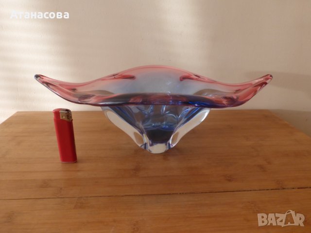 Стъклена фруктиера Мурано, снимка 6 - Аксесоари за кухня - 41323533