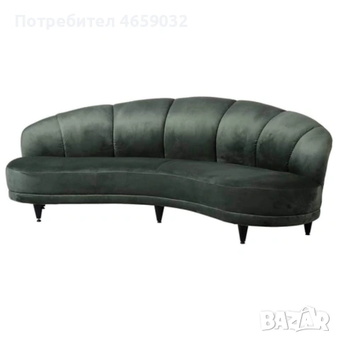 Маслено зелен диван, снимка 3 - Дивани и мека мебел - 53598195