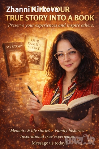 Професионално изготвяне на книга или свидетелство по вашата житейска история 