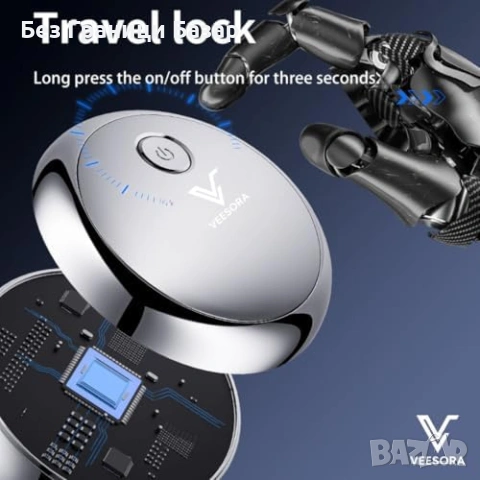 Нова Безжична роторна самобръсначка 7D за глава и лице, USB мъжка, снимка 7 - Електрически самобръсначки - 53698118