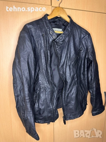 Кожено Яке Calvin Klein Jeans (L), снимка 4 - Якета - 53126650