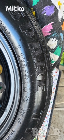 Резервна гума/Пателица/Волво В50 16", снимка 4 - Гуми и джанти - 52909499