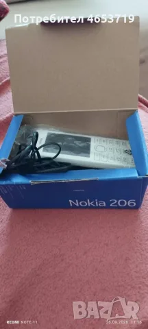 Продавам телефон Нокиа 206 много запазен със зарядно,цвят бял. ., снимка 4 - Nokia - 56253075