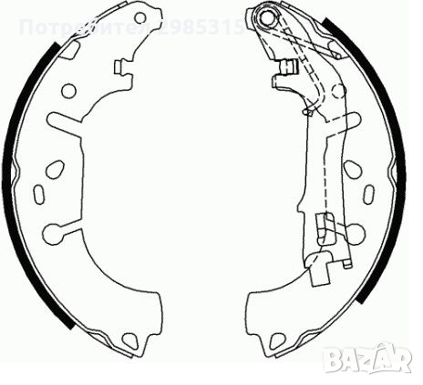 НАКЛАДКИ ЗАДНИ за CORSA-D 2007г, снимка 2 - Части - 36059189