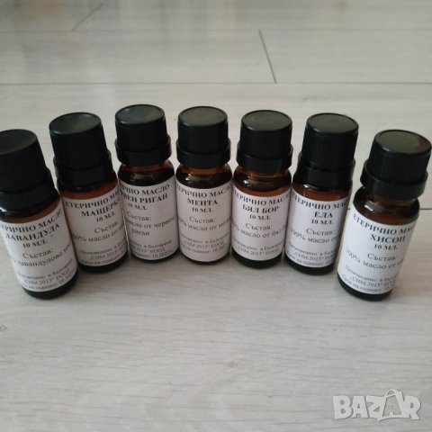 Етерични масла мента, мащерка, риган, хвойна плод, хисоп, бял бор и др., снимка 2 - Други - 34778096