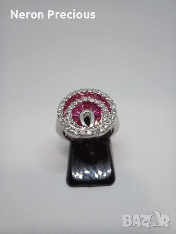 Сребърен пръстен, снимка 2 - Пръстени - 42641180