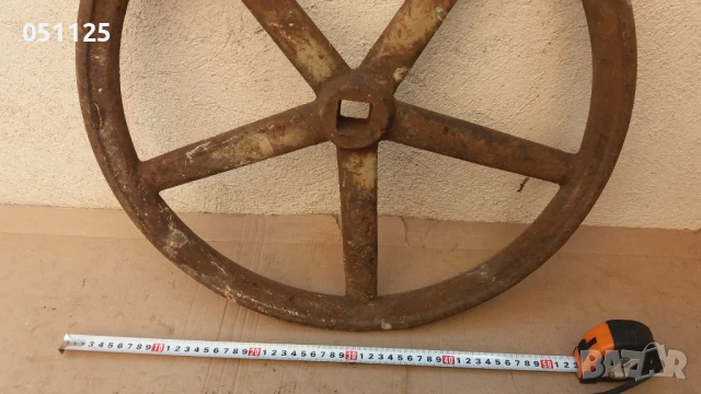старо огромно колело, чигун , снимка 4 - Антикварни и старинни предмети - 50588697