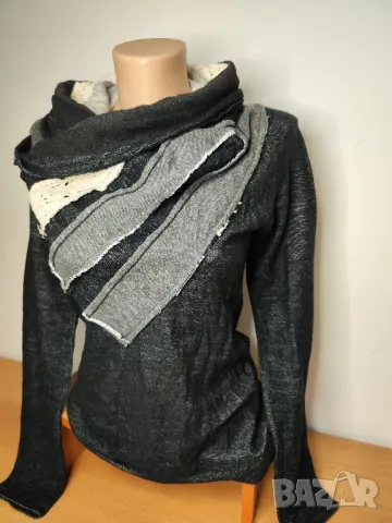 Desigual дамска блуза с дълъг ръкав/пуловер, S , снимка 7 - Блузи с дълъг ръкав и пуловери - 47620876