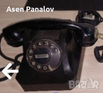 Стар бакелитов телефон 2 бр, снимка 6 - Други - 39978488