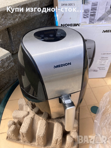 Фритюрник с горещ въздух MEDION MD 18047, 1500 W, 3.2л, Цифров, снимка 2 - Фритюрници - 44640274