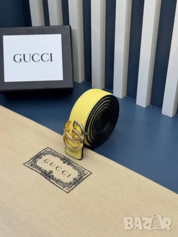 колани от естествена кожа в кутия gucci 3см, снимка 8 - Колани - 50406919