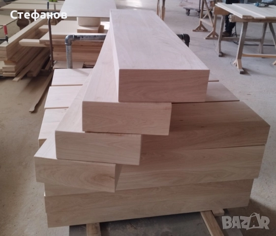 Масивни дъбови стъпала, чела, первази, ръкохватки, балюстри, снимка 6 - Други - 51431828