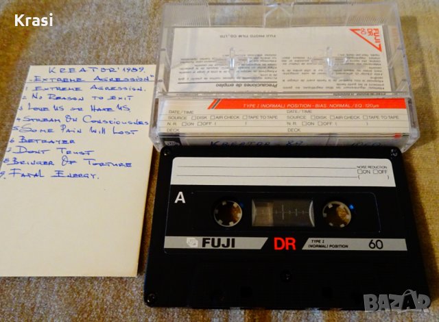 FUJI аудиокасета с Kreator. , снимка 1