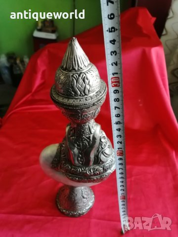Уникат Рядък Съд , Фигура , Сребро ,Седеф от НАУТИЛУС, снимка 9 - Антикварни и старинни предмети - 40079653