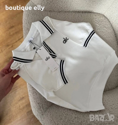 дамски комплект alo в бяло и черно, снимка 3 - Комплекти - 51770319