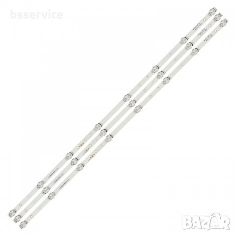LED КОМПЛЕКТ 39"ИНЧА ЗА КИТАЙСКИ МОДЕЛИ MS-L1795_V2 ( 3 ЛЕНТИ ПО 8 ДИОДА ), снимка 4 - Части и Платки - 35811265