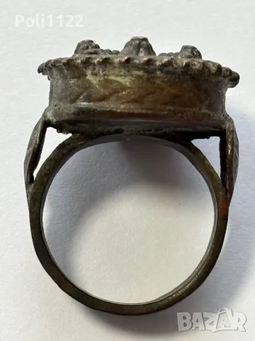 Възрожденски пръстен, снимка 3 - Антикварни и старинни предмети - 50230465