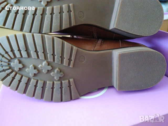 Дамски боти - 39 номер, снимка 4 - Дамски боти - 52362755