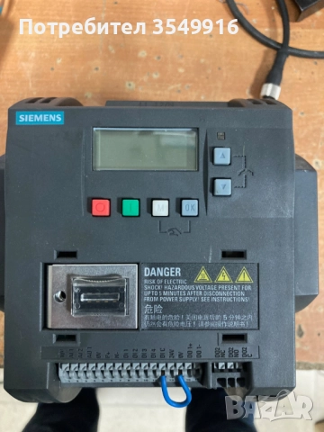 Честотен регулатор(инвертор) Siemens 1.1кW/220в, снимка 2 - Други машини и части - 52246620