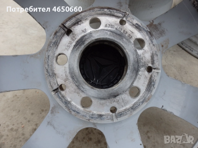 17 цолови алуминиеви джанти за Мерцедес (Mercedes)., снимка 6 - Гуми и джанти - 52611076