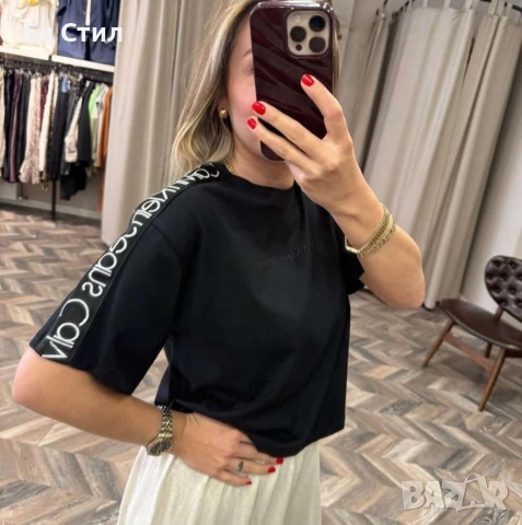 📌#Памучна #тениска 23 евро Черно Л Бяло М