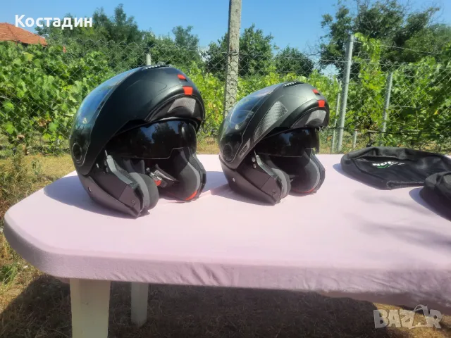 Мото каска Nolan N-104 Evo Flip  , снимка 9 - Аксесоари и консумативи - 47779684