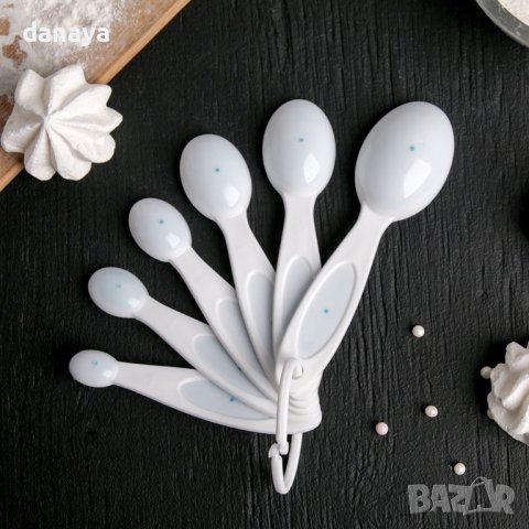 3675 Комплект мерителни лъжички, 6 броя, снимка 4 - Аксесоари за кухня - 40495698