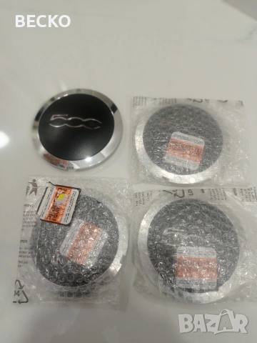 Капачки за джанти за Fiat 500, снимка 2 - Аксесоари и консумативи - 53445105