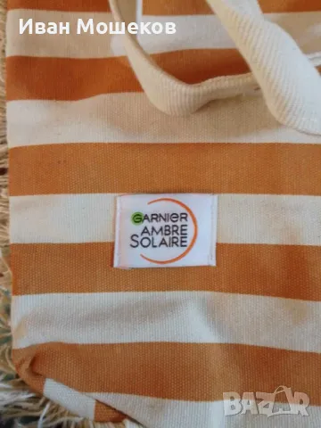 Плажна чанта на Гарние - ПРОМОЦИЯ 10 ЛВ., снимка 1