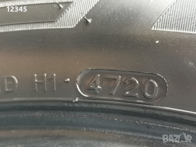 225/55R17C hankook -№488, снимка 12 - Гуми и джанти - 44585973