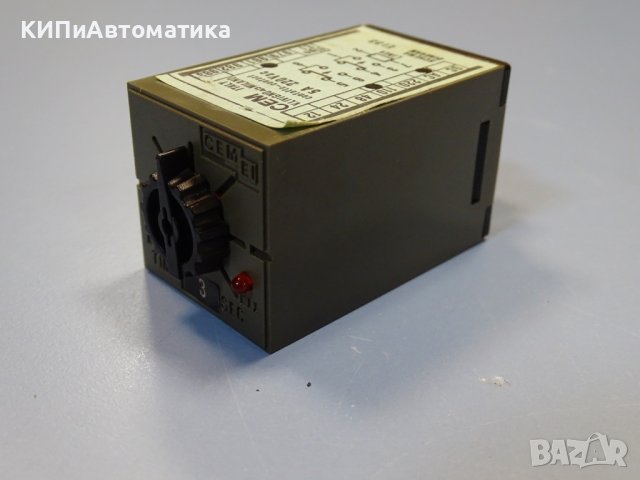 реле време CEM 981 system EI33 timing relay 0-3 sec, снимка 4 - Резервни части за машини - 42539906