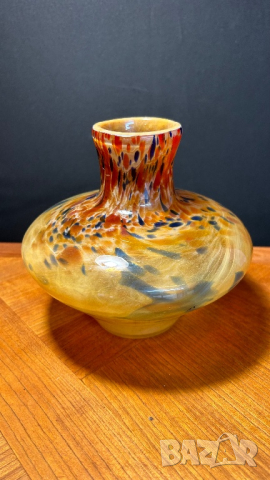 Стъклена ваза мурано 1960, снимка 3 - Вази - 44817802