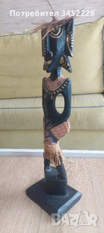 дърворезба за ценители височина 35см , снимка 3 - Декорация за дома - 53825819