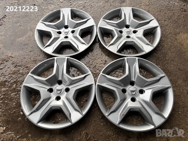 4 броя оригинални тасове за Dacia Sandero,Sandero Stepway 16, снимка 2 - Аксесоари и консумативи - 53233564