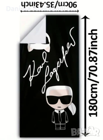 Karl lagerfeld супер яки плажни кърпиа