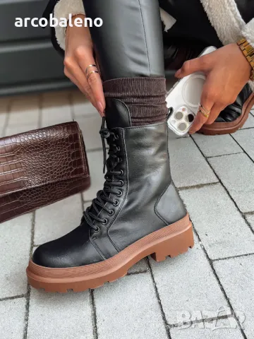 HARDSTEP Дамски боти с връзки 